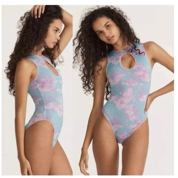 LoveShackFancy x Hurley One-Piece Swimsuit – Mermaidcore‎ Surfer Dream XL - Picture 1 of 9